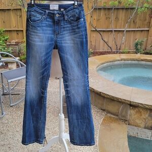 KBE denim Stella mid rise tailored bootcut trendy jeans 26R